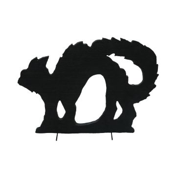 Halloween-dekoration silhuett katt SPOOKY CAT, svart, 43cm Halloween-dekoration silhuett katt SPOOKY CAT, svart, 43cm