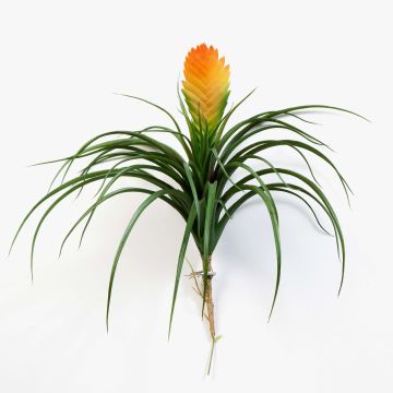 Konstgjord Vriesea BENICIA på pinne, gul-orange, 30cm Konstgjord Vriesea BENICIA på pinne, gul-orange, 30cm