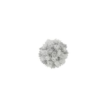 Konstgjord pinjekula ALESSIA, snötäckt, vit, Ø15cm Konstgjord pinjekula ALESSIA, snötäckt, vit, Ø15cm