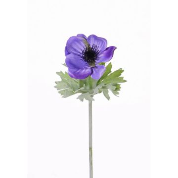 Konstgjord anemone FILIZ, blå, 30cm, Ø6cm Konstgjord anemone FILIZ, blå, 30cm, Ø6cm