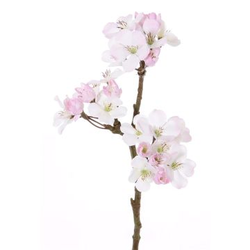 Konstgjord äppelblomkvist OCHUKO med blommor, vit-rosa, 35cm, Ø1,5-4cm Konstgjord äppelblomkvist OCHUKO med blommor, vit-rosa, 35cm, Ø1,5-4cm