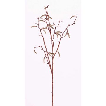 Konstgjord björkkvist NANTE med blommor, brun, 65cm, Ø0,5cm Konstgjord björkkvist NANTE med blommor, brun, 65cm, Ø0,5cm