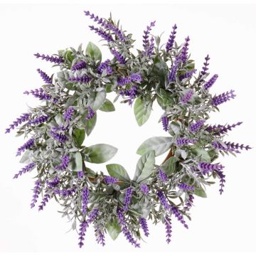Konstgjord lavendelkrans LODOS, violett, Ø30cm