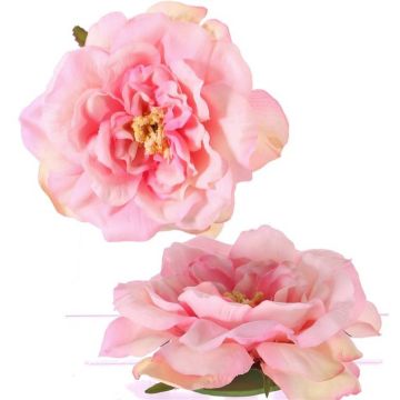 Konstgjord rosblomma SASKIA, flytande, rosa, 5cm, Ø15cm Konstgjord rosblomma SASKIA, flytande, rosa, 5cm, Ø15cm