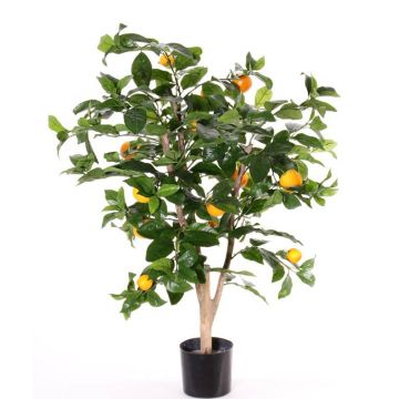 Konstgjord apelsinträd TERUKI, naturstam, med frukter, 85cm Konstgjord apelsinträd TERUKI, naturstam, med frukter, 85cm