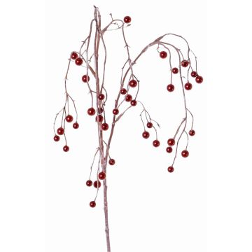 Plastgren med snöbär PASKO, bär, röd, 120cm