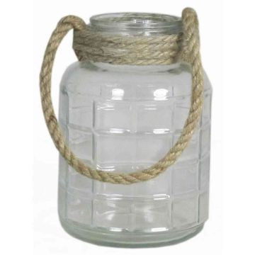 Hängande vindljus ILONA, glas, transparent, 20,4cm, Ø14,3cm Hängande vindljus ILONA, glas, transparent, 20,4cm, Ø14,3cm