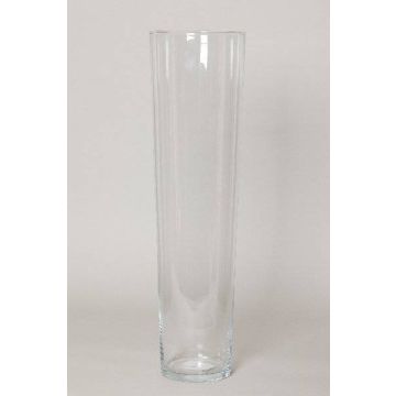 Konisk golvvase AMNA OCEAN i glas, transparent, 70cm, Ø17cm Konisk golvvase AMNA OCEAN i glas, transparent, 70cm, Ø17cm