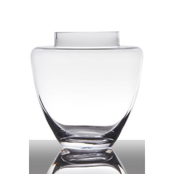 Blomvas i glas LACEY, klar, 19cm, Ø19cm