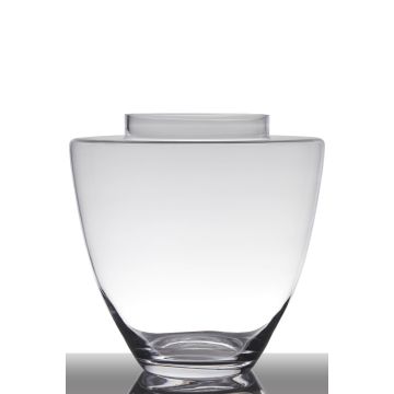 Blomvas i glas LACEY, klar, 35cm, Ø35cm