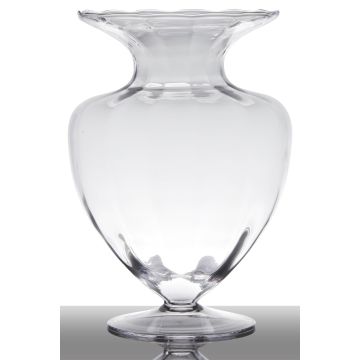 Glasvas KENDRA på fot, klar, 42cm, Ø32cm