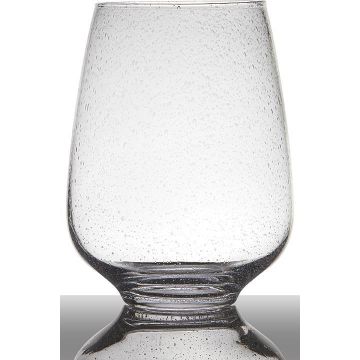 Glasvas GRACIE med bubblor, på fot, klar, 26cm, Ø19,5cm Glasvas GRACIE med bubblor, på fot, klar, 26cm, Ø19,5cm