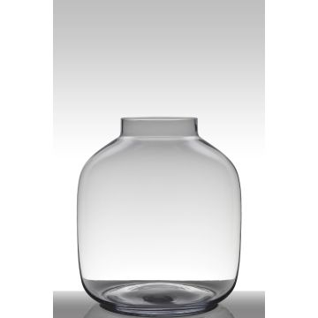 Rund glasvas GEORGIA EARTH, transparen, 38cm, Ø34cm
