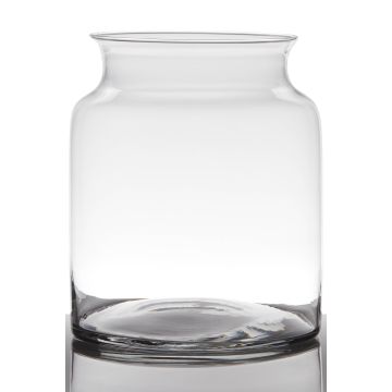 Ljuslykta i glas HANNA EARTH, klar, 23cm, Ø19cm Ljuslykta i glas HANNA EARTH, klar, 23cm, Ø19cm