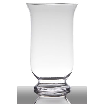 Ljuslykta i glas LEA EARTH, transparen, 25cm, Ø15cm