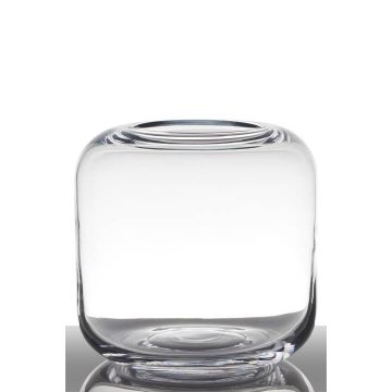 Glasvas EIKE, transparent, 21cm, Ø21cm