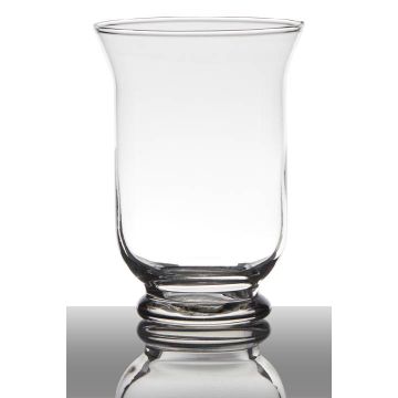 Ljuslykta i glas ANASTASIYA, klar, 20cm, Ø14cm