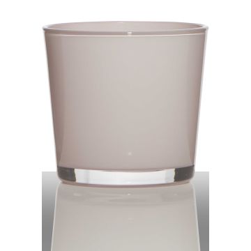 Glasöverkruka ALENA, ljusrosa, 11cm, Ø11,5cm Glasöverkruka ALENA, ljusrosa, 11cm, Ø11,5cm