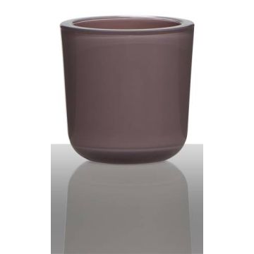 Värmeljushållare NICK av glas, gammaldagsrosa, antikrosa, 7,5cm, Ø7,5cm Värmeljushållare NICK av glas, gammaldagsrosa, antikrosa, 7,5cm, Ø7,5cm