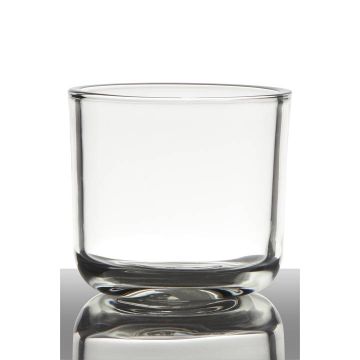 Ljusstake NICK i glas, klar, 13cm, Ø14cm Ljusstake NICK i glas, klar, 13cm, Ø14cm