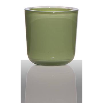 Tealichthållare NICK i glas, gräsgrön, 7,5cm, Ø7,5cm Tealichthållare NICK i glas, gräsgrön, 7,5cm, Ø7,5cm