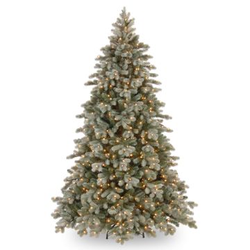 Konstgjord blågran PARIS SPEED, LED-belysning, frost, blå, 180cm, Ø135cm Konstgjord blågran PARIS SPEED, LED-belysning, frost, blå, 180cm, Ø135cm