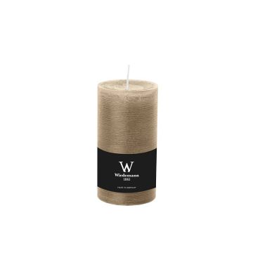 Stumpvaxljus AURORA, beige, 13cm, Ø6,8cm, 54 timmar - Tillverkad i Tyskland Stumpvaxljus AURORA, beige, 13cm, Ø6,8cm, 54 timmar - Tillverkad i Tyskland