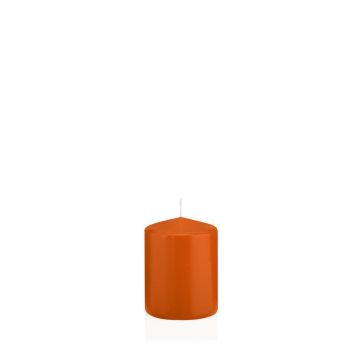 Stumpvaxljus MAEVA, orange, 8cm, Ø6cm, 29 timmar - Tillverkad i Tyskland Stumpvaxljus MAEVA, orange, 8cm, Ø6cm, 29 timmar - Tillverkad i Tyskland
