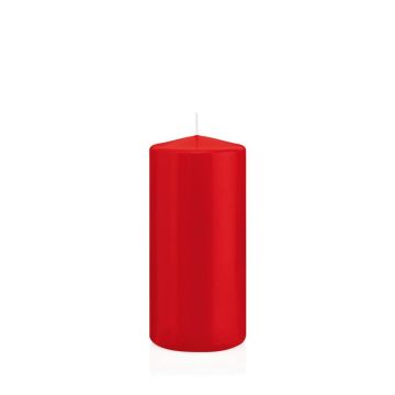 Stumpvaxljus MAEVA, rött, 15cm, Ø7cm, 63 timmar - Tillverkat i Tyskland Stumpvaxljus MAEVA, rött, 15cm, Ø7cm, 63 timmar - Tillverkat i Tyskland