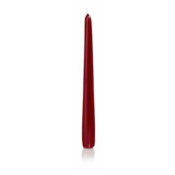 Spetsljus PALINA, bordeaux, 25cm, Ø2,5cm, 8 timmar - Tillverkad i Tyskland Spetsljus PALINA, bordeaux, 25cm, Ø2,5cm, 8 timmar - Tillverkad i Tyskland