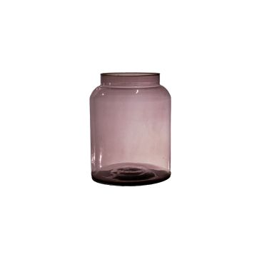 Vase MARTITA av glas, återvunnet, violett-klar, 25cm, Ø19cm Vase MARTITA av glas, återvunnet, violett-klar, 25cm, Ø19cm