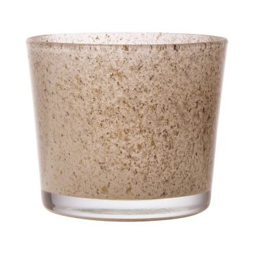 Maxi-te-ljusglas ALENA GRANIT, granitsand, 9cm, Ø10cm Maxi-te-ljusglas ALENA GRANIT, granitsand, 9cm, Ø10cm