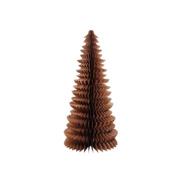 Stor julgran av papper TOFA, brun, 130cm Stor julgran av papper TOFA, brun, 130cm