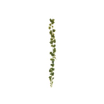 Textilgirland med vinrankor ELIANO, grön, 180cm