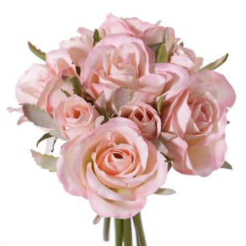 Konstgjord rosbukett ROSILA, rosa, 20cm, Ø15cm Konstgjord rosbukett ROSILA, rosa, 20cm, Ø15cm