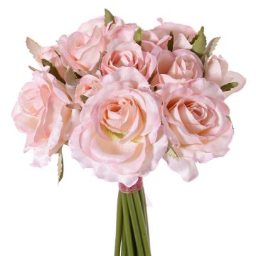 Konstgjord rosbukett ROSILA, rosa, 25cm, Ø20cm Konstgjord rosbukett ROSILA, rosa, 25cm, Ø20cm