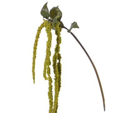 Plastkvist av amarant YASIN med blommor, grön, 125cm Plastkvist av amarant YASIN med blommor, grön, 125cm