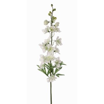 Konstgjord riddarsporre ANDRIANA, vit-grön, 90cm, Ø10cm