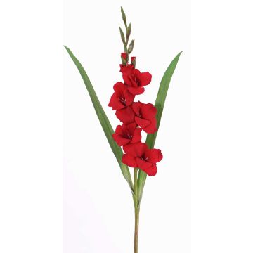Konstgjord gladiolus ELEA, röd, 80cm, Ø7-9cm Konstgjord gladiolus ELEA, röd, 80cm, Ø7-9cm