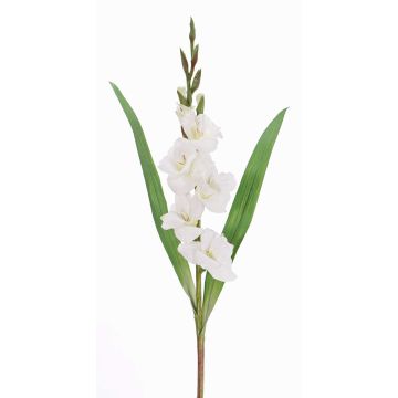 Konstgjord gladiolus ELEA, vit, 80cm, Ø7-9cm Konstgjord gladiolus ELEA, vit, 80cm, Ø7-9cm