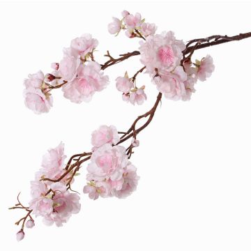 Konstgjord japansk körsbärsblomgren RUKIA med blommor, ljusrosa-vit, 90cm, Ø3-6cm Konstgjord japansk körsbärsblomgren RUKIA med blommor, ljusrosa-vit, 90cm, Ø3-6cm