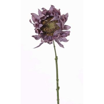 Konstgjord solros JANIKA, mörklila, 60cm, Ø13cm Konstgjord solros JANIKA, mörklila, 60cm, Ø13cm