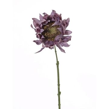 Konstgjord solros JANIKA, mörklila, 60cm, Ø13cm Konstgjord solros JANIKA, mörklila, 60cm, Ø13cm