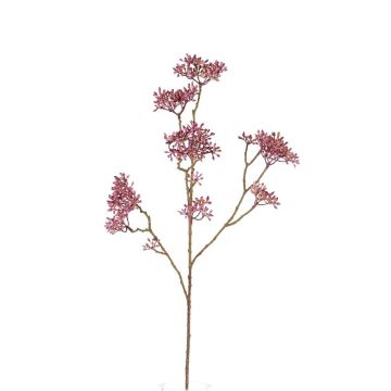 Konstgjord kornell KAROLINA med knoppar, rosa, 70cm