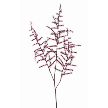 Konstgjord Asparagus acutifolius-gren JOCHEN, mörkröd, 70cm
