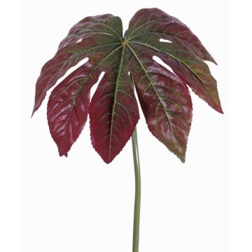 Konstblad Aralia IMANA, rödgrönt, 80cm