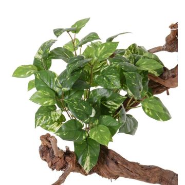 Konstgjord Pothos NAEL, sticka, svårantändlig, grön-vit, 50cm Konstgjord Pothos NAEL, sticka, svårantändlig, grön-vit, 50cm