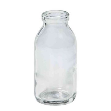 Glasflaska LEATRICE OCEAN, transparen, 10cm, Ø4,5cm Glasflaska LEATRICE OCEAN, transparen, 10cm, Ø4,5cm