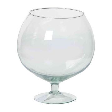 XXL konjakglas BARRON på fot, klart, 22,5cm, Ø20cm