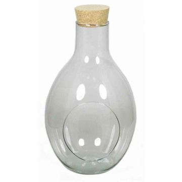 Terrariumflaska i glas VINELLA med kork, klar, 36,5cm, Ø24,5cm Terrariumflaska i glas VINELLA med kork, klar, 36,5cm, Ø24,5cm
